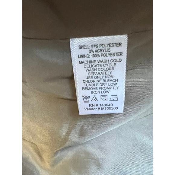 Boston Design beige full length teddy coat size small - Picture 5 of 6